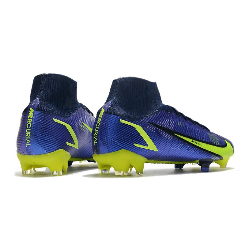 Nike Mercurial Superfly VIII Elite DF FG Recharge Neon Modrý Navy